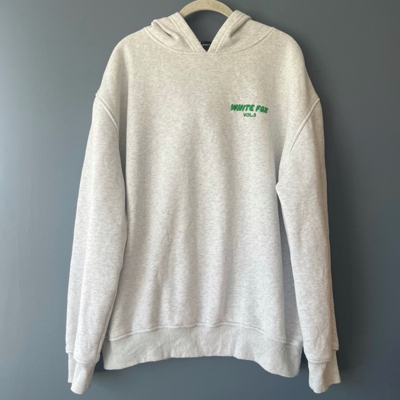 White Fox Offstage Hoodie in Glacier Grey - Picture 3 of 9